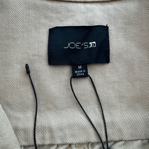 Joe’s Jeans The Alexa Shortall Romper Medium Tan Utility Belted Safari - Picture 8 of 8